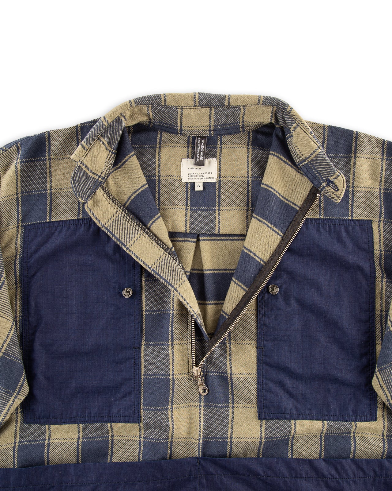 Mechanical Aid Shirt - Indigo Check 7 Mechanical Aid Shirt - Indigo Check