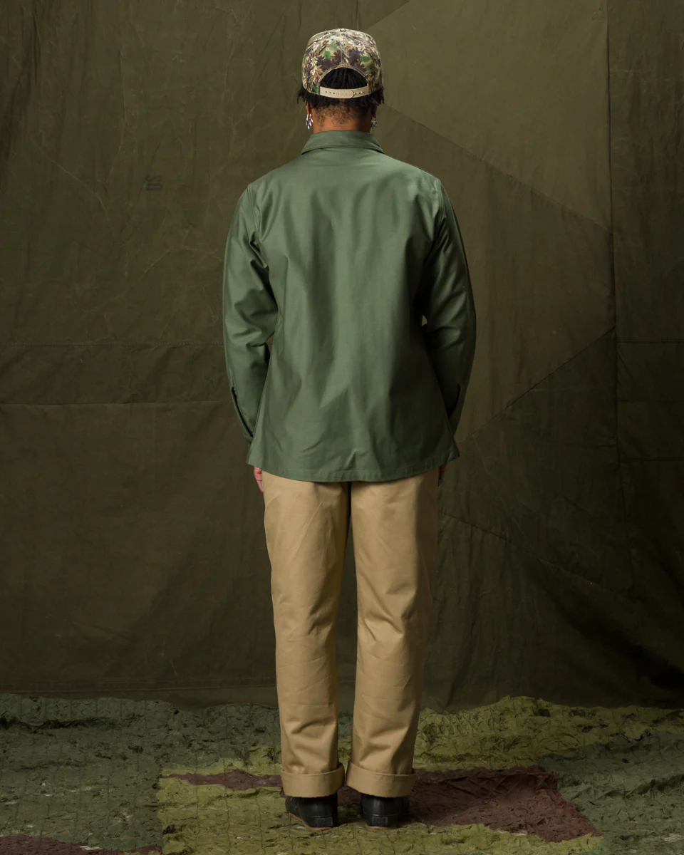 Shirt, Man's, Cotton, Sateen - OG-107 10 Shirt, Man's, Cotton, Sateen - OG-107