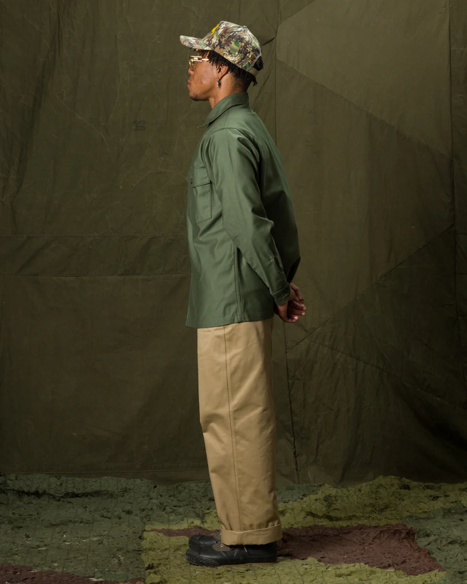 Shirt, Man's, Cotton, Sateen - OG-107 11 Shirt, Man's, Cotton, Sateen - OG-107