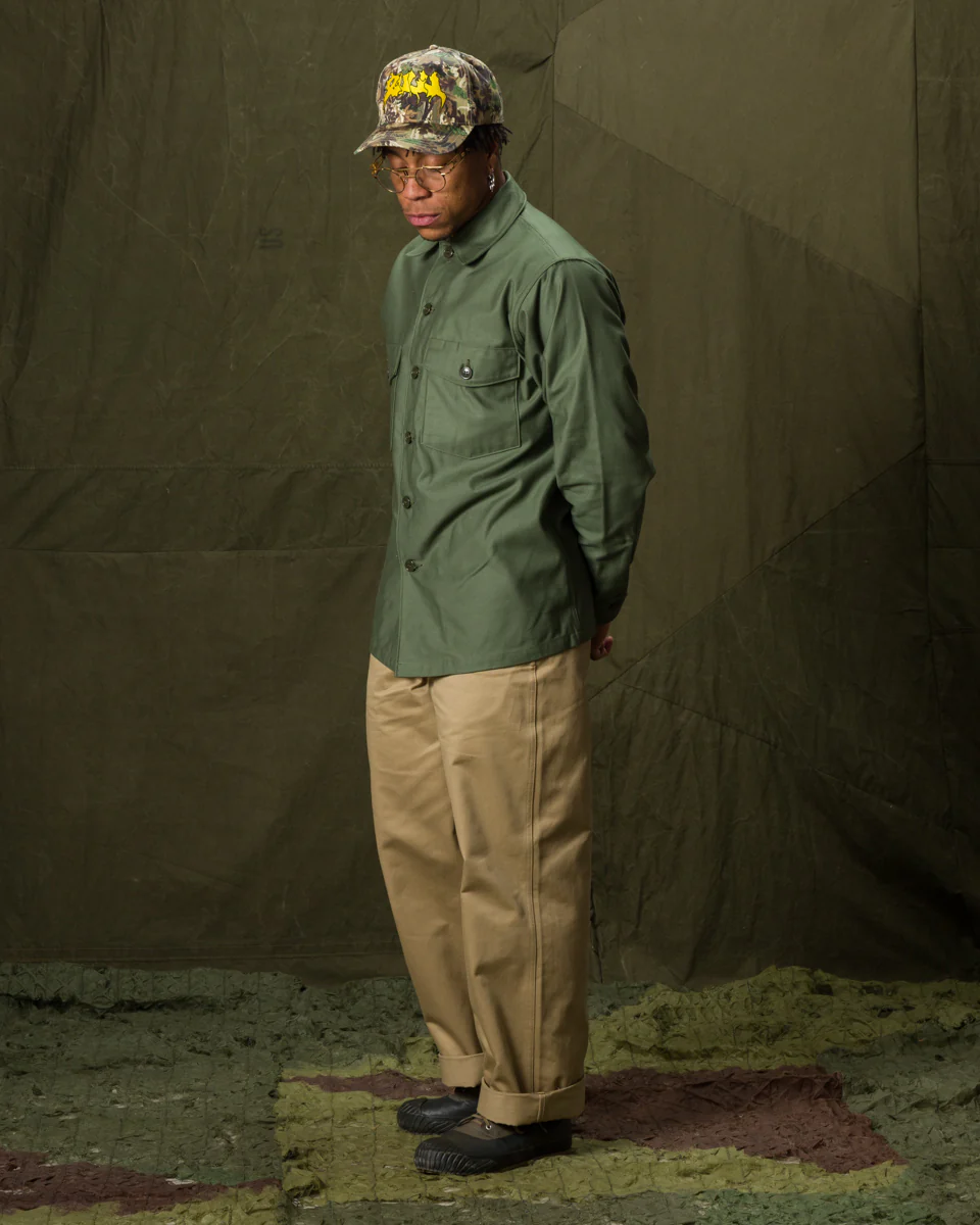 Shirt, Man's, Cotton, Sateen - OG-107 12 Shirt, Man's, Cotton, Sateen - OG-107