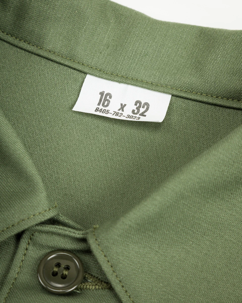 Shirt, Man's, Cotton, Sateen - OG-107 5 Shirt, Man's, Cotton, Sateen - OG-107