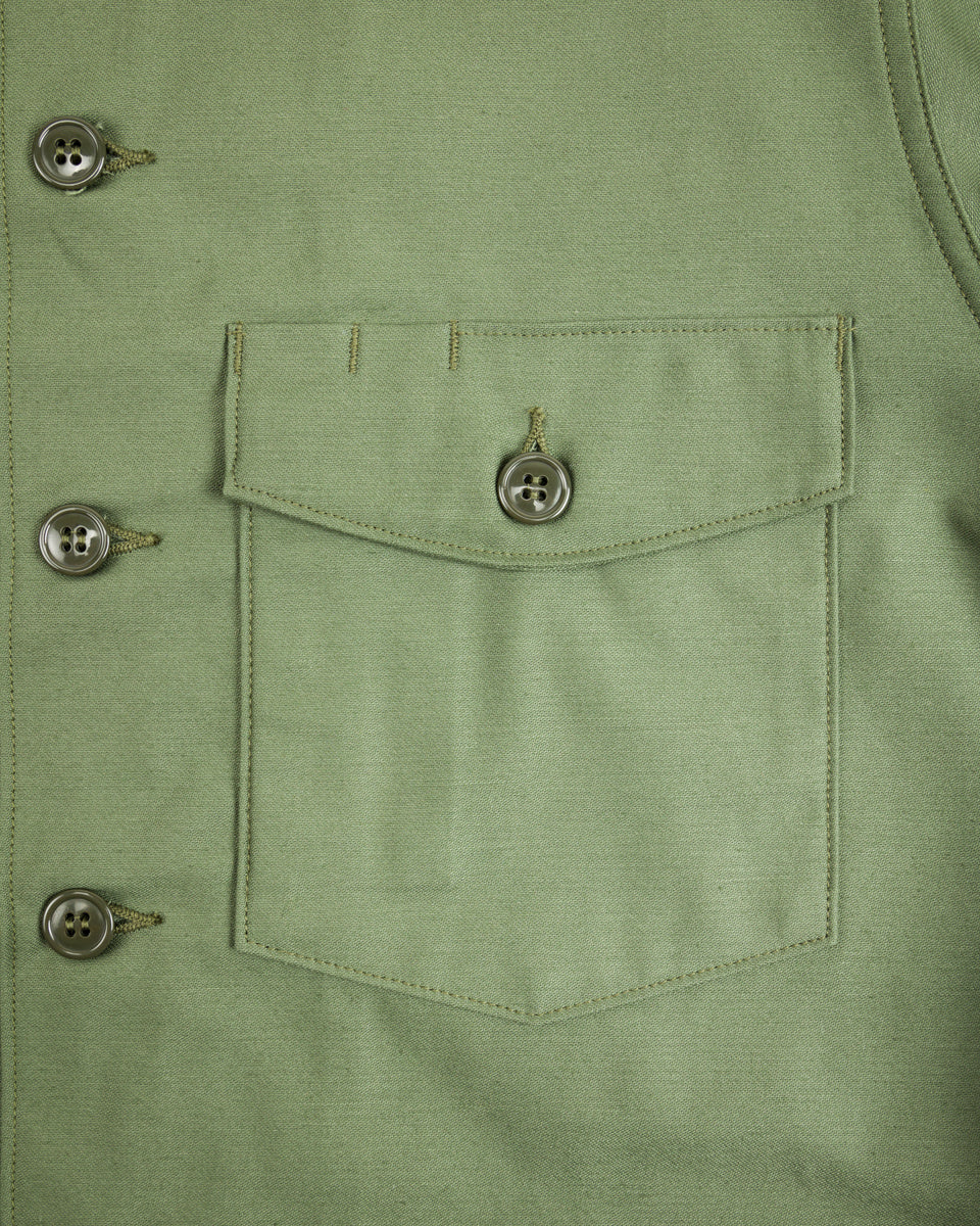 Shirt, Man's, Cotton, Sateen - OG-107 6 Shirt, Man's, Cotton, Sateen - OG-107