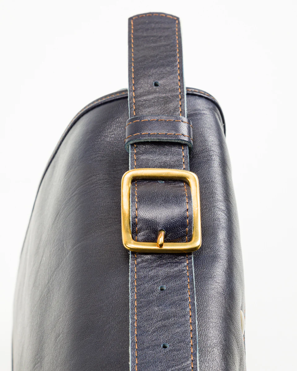 Small Mail Bag - Indigo Horse (BG-10-S) 12 Small Mail Bag - Indigo Horse (BG-10-S)
