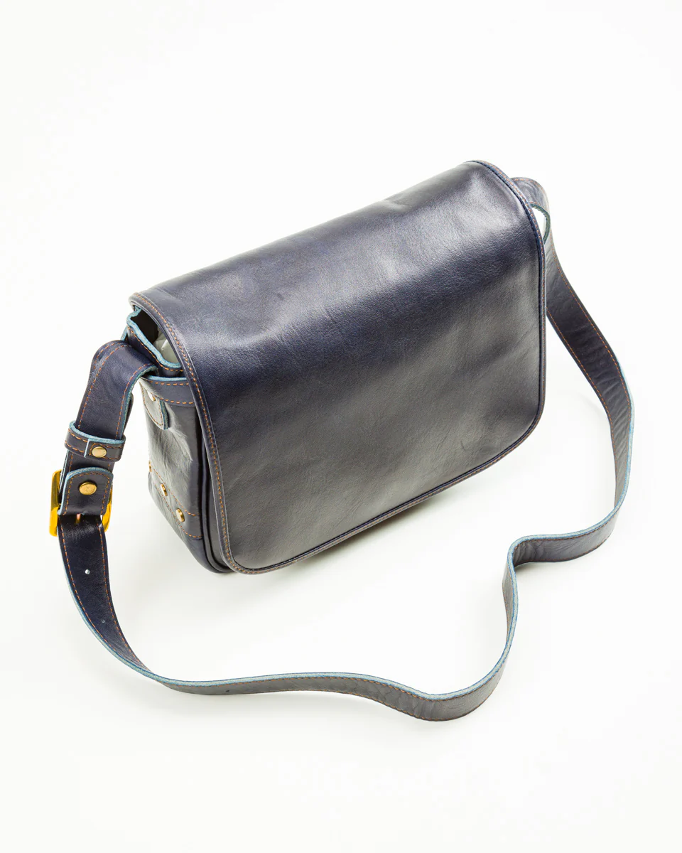 Small Mail Bag - Indigo Horse (BG-10-S) 5 Small Mail Bag - Indigo Horse (BG-10-S)