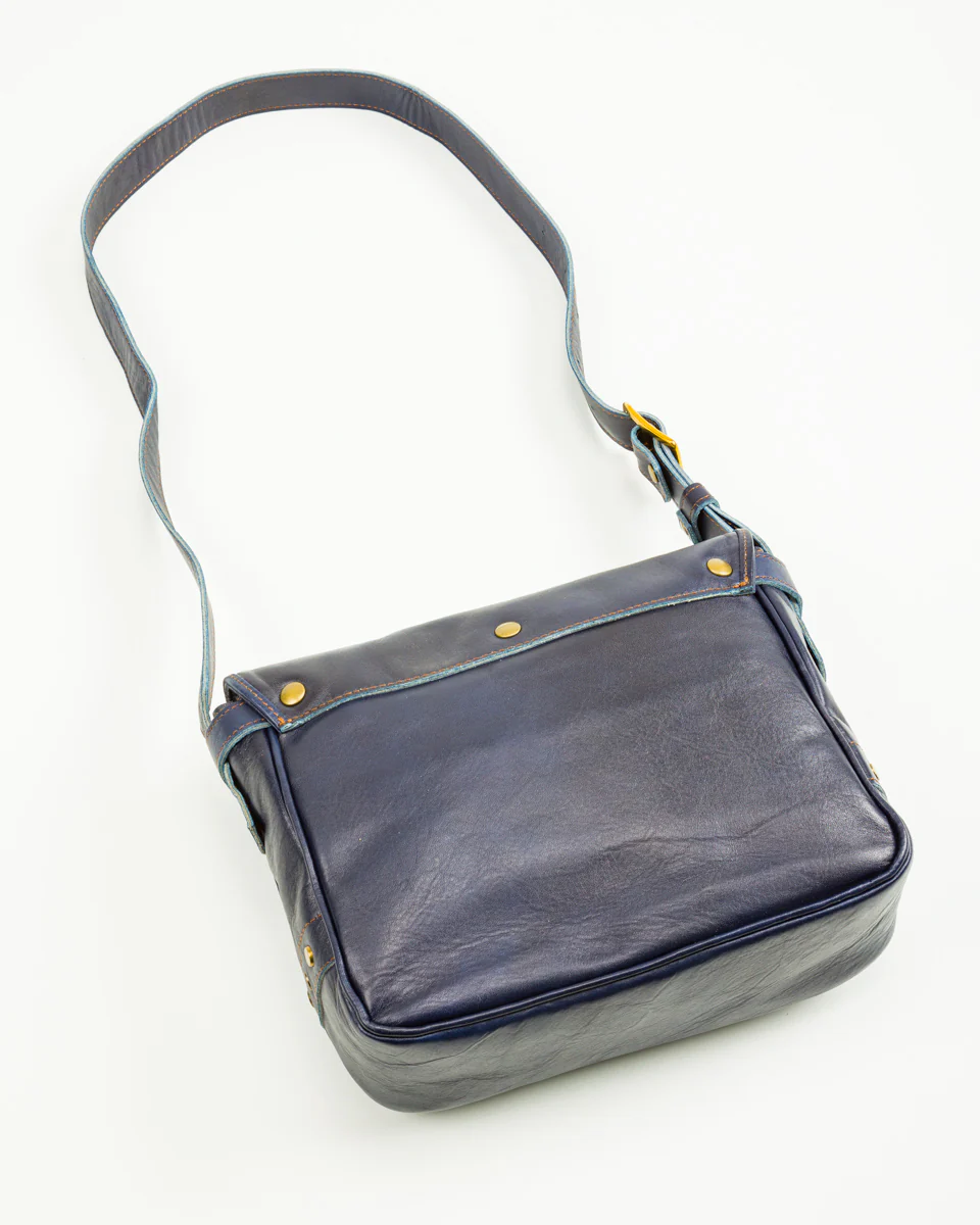 Small Mail Bag - Indigo Horse (BG-10-S) 6 Small Mail Bag - Indigo Horse (BG-10-S)