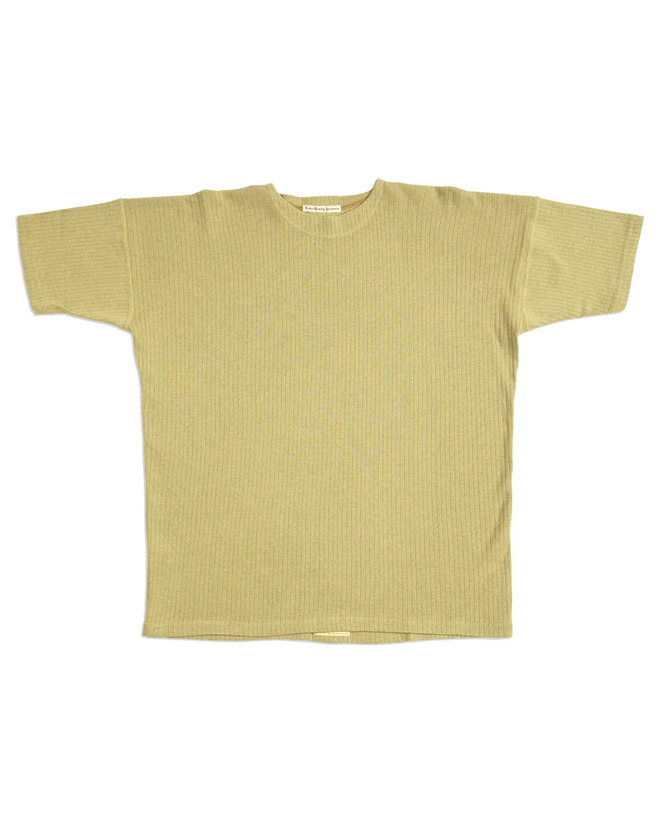 Extra Cotton Rib Crewneck S/S - Olive 1 Extra Cotton Rib Crewneck S/S - Olive