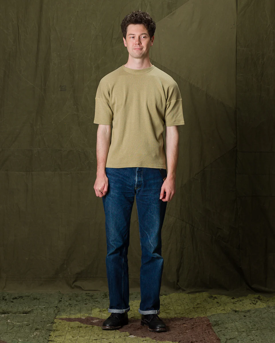 Extra Cotton Rib Crewneck S/S - Olive 4 Extra Cotton Rib Crewneck S/S - Olive