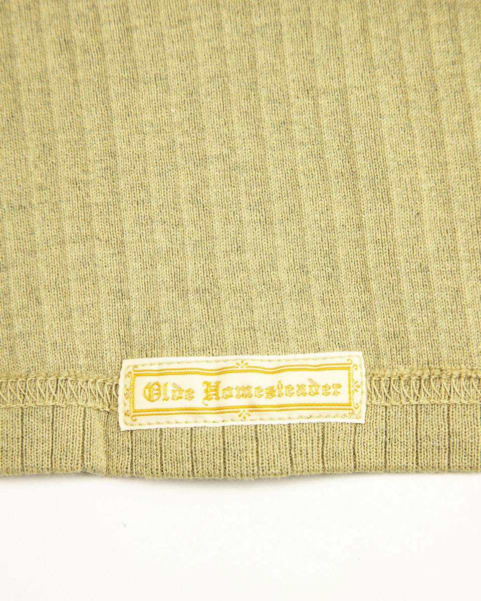 Extra Cotton Rib Crewneck S/S - Olive 7 Extra Cotton Rib Crewneck S/S - Olive