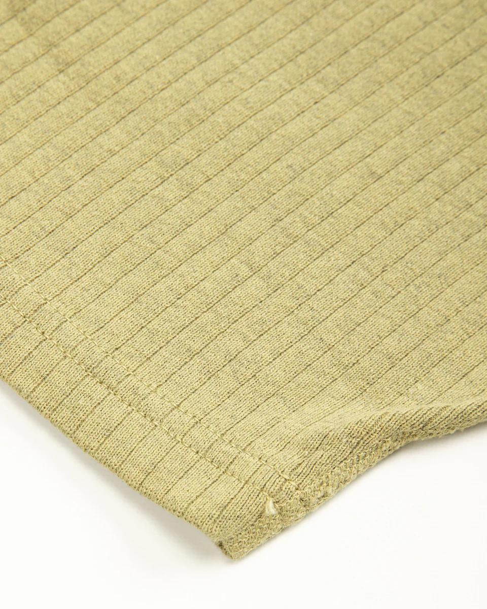Extra Cotton Rib Crewneck S/S - Olive 8 Extra Cotton Rib Crewneck S/S - Olive