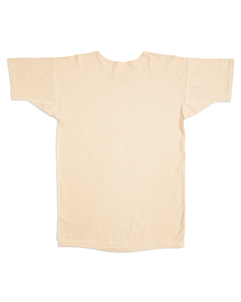 Rustic Jersey Crewneck S/S - Ecru 2 Rustic Jersey Crewneck S/S - Ecru