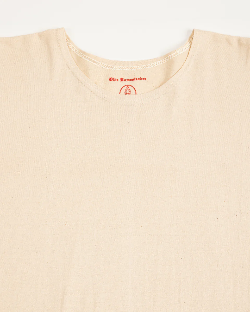 Rustic Jersey Crewneck S/S - Ecru 6 Rustic Jersey Crewneck S/S - Ecru