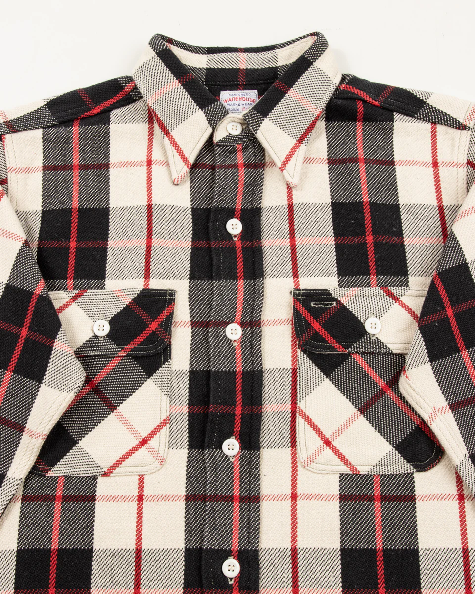 Flannel Shirt (B) - Black O/W 3 Flannel Shirt (B) - Black O/W