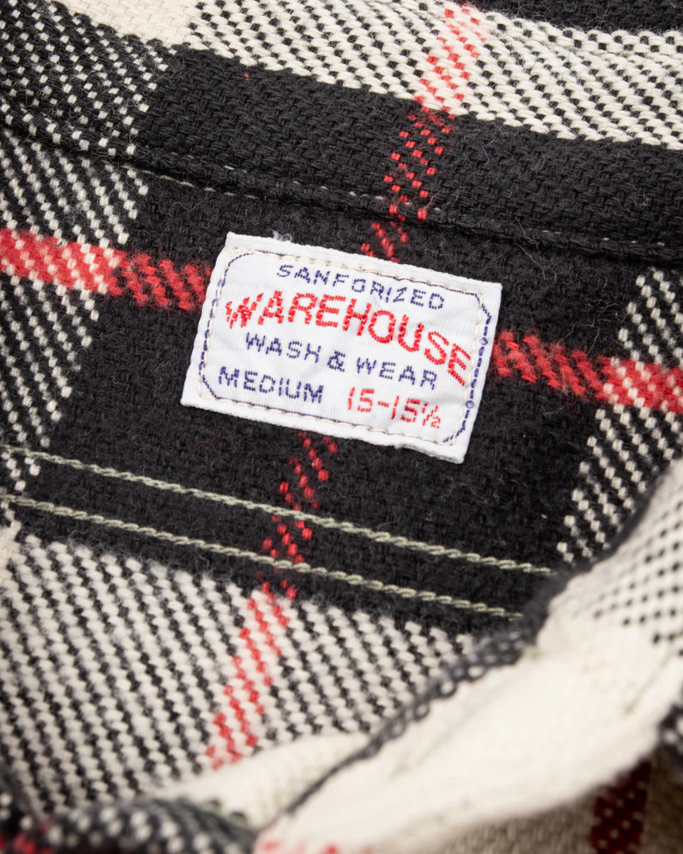 Flannel Shirt (B) - Black O/W 4 Flannel Shirt (B) - Black O/W