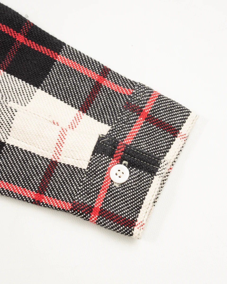 Flannel Shirt (B) - Black O/W 8 Flannel Shirt (B) - Black O/W