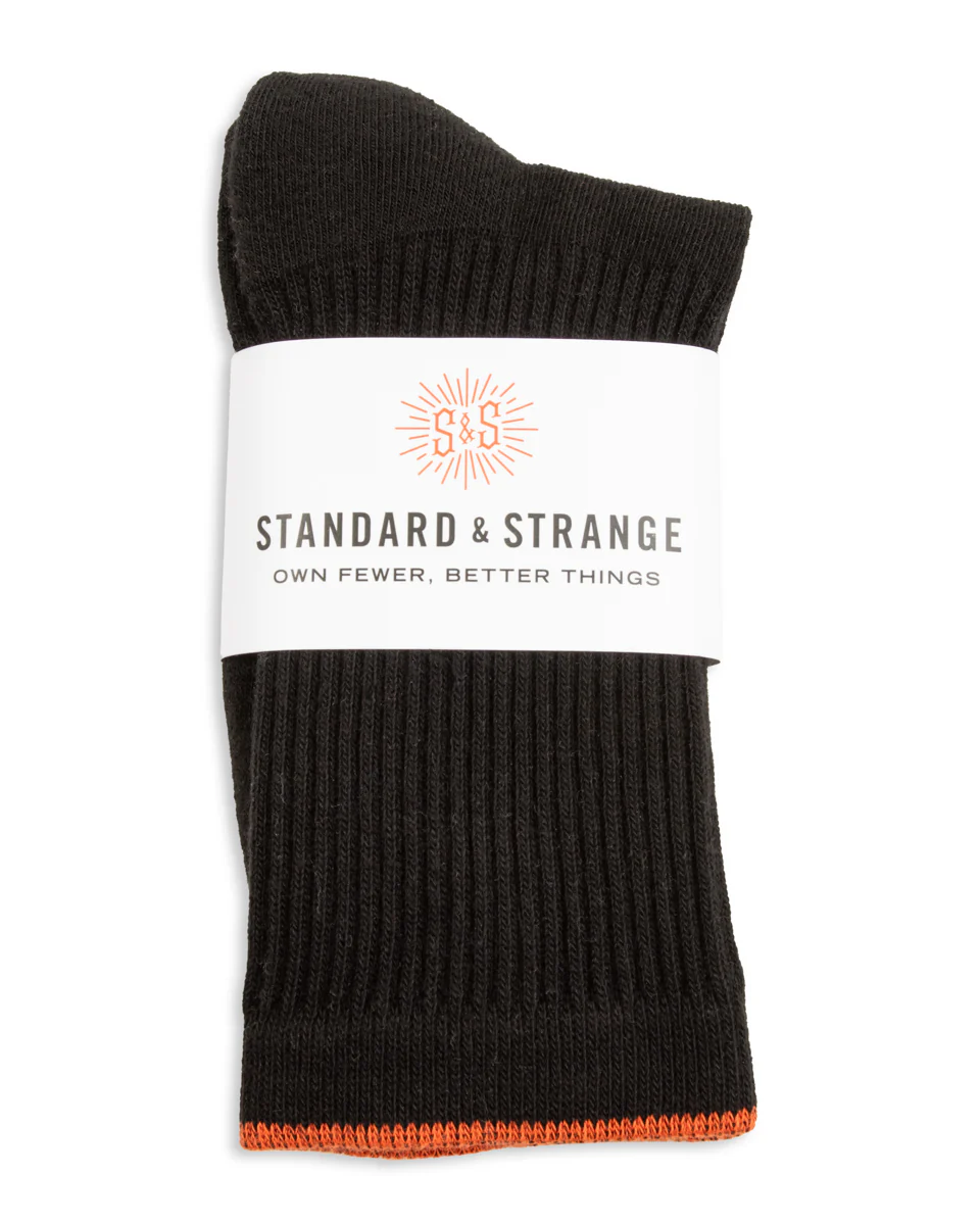 S&S Standard Sock - Black 1 S&S Standard Sock - Black
